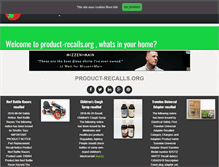 Tablet Screenshot of product-recalls.org